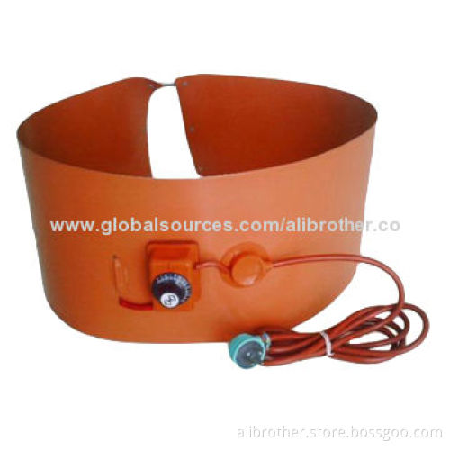 200L/55Gallon 240V 1,000W Silicone Band Drum Heater